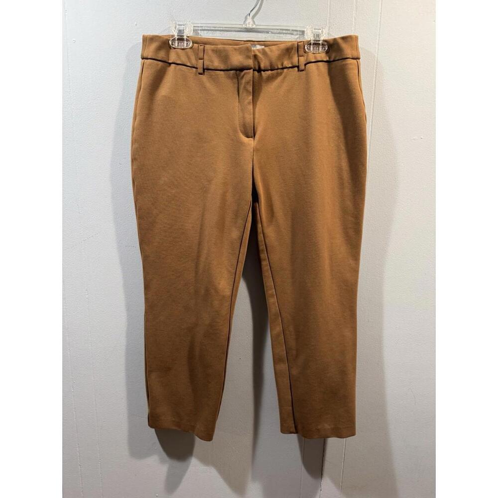 Womens Kenar Dress Pants Size 12 Brown Actual Size 30x23